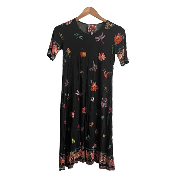 Johnny Was Zooey Bordered Swing Dress - Picture 2 of 6